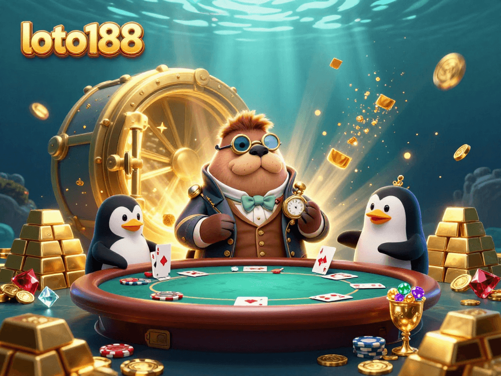 Experience poker excitement with loto188 in an enchanting underwater world