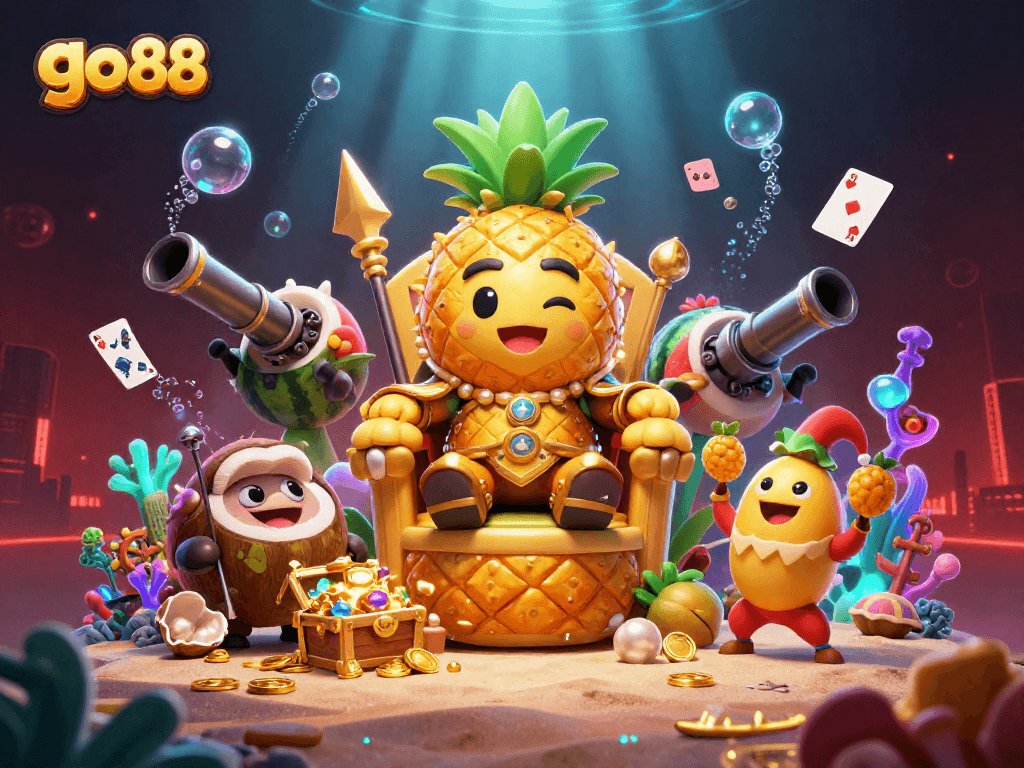 Experience thrilling gameplay at go 88 with vibrant 3D characters and dynamic casino elements.
