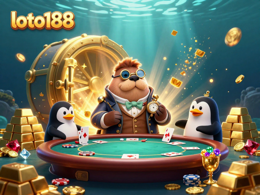 Experience poker excitement with loto188 in an enchanting underwater world