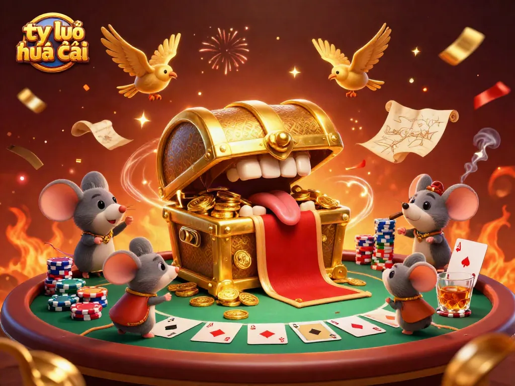 Experience the best tỷ lệ nhà cái insights through vibrant 3D illustration art, showcasing dynamic gambling elements.